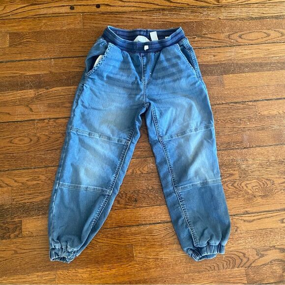 H&M kids Blue Denim Jogger Pants size 7 - Picture 2 of 7